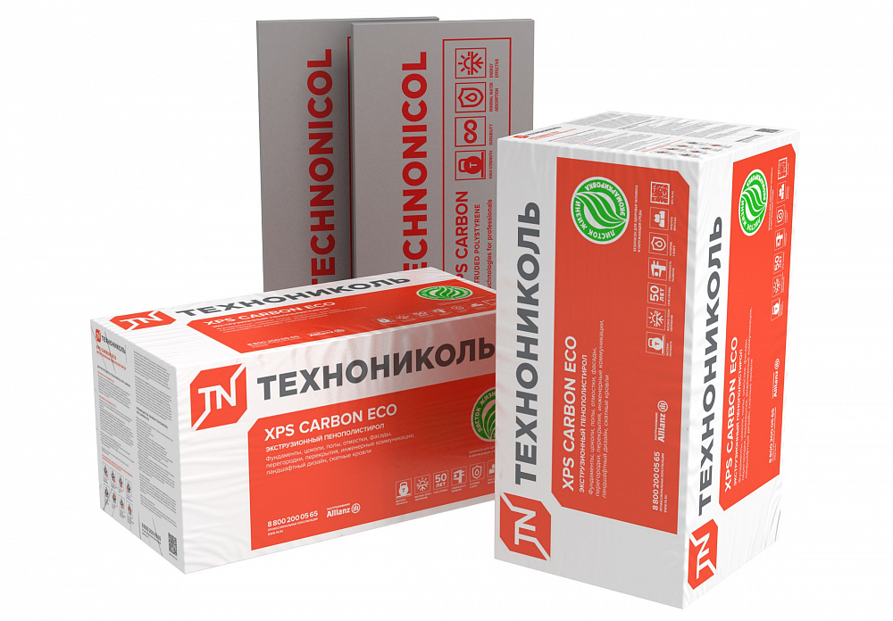 Экструзионный пенополистирол ТЕХНОНИКОЛЬ XPS CARBON ECO 1200х600х20 (20 плит) купить во Владивостоке